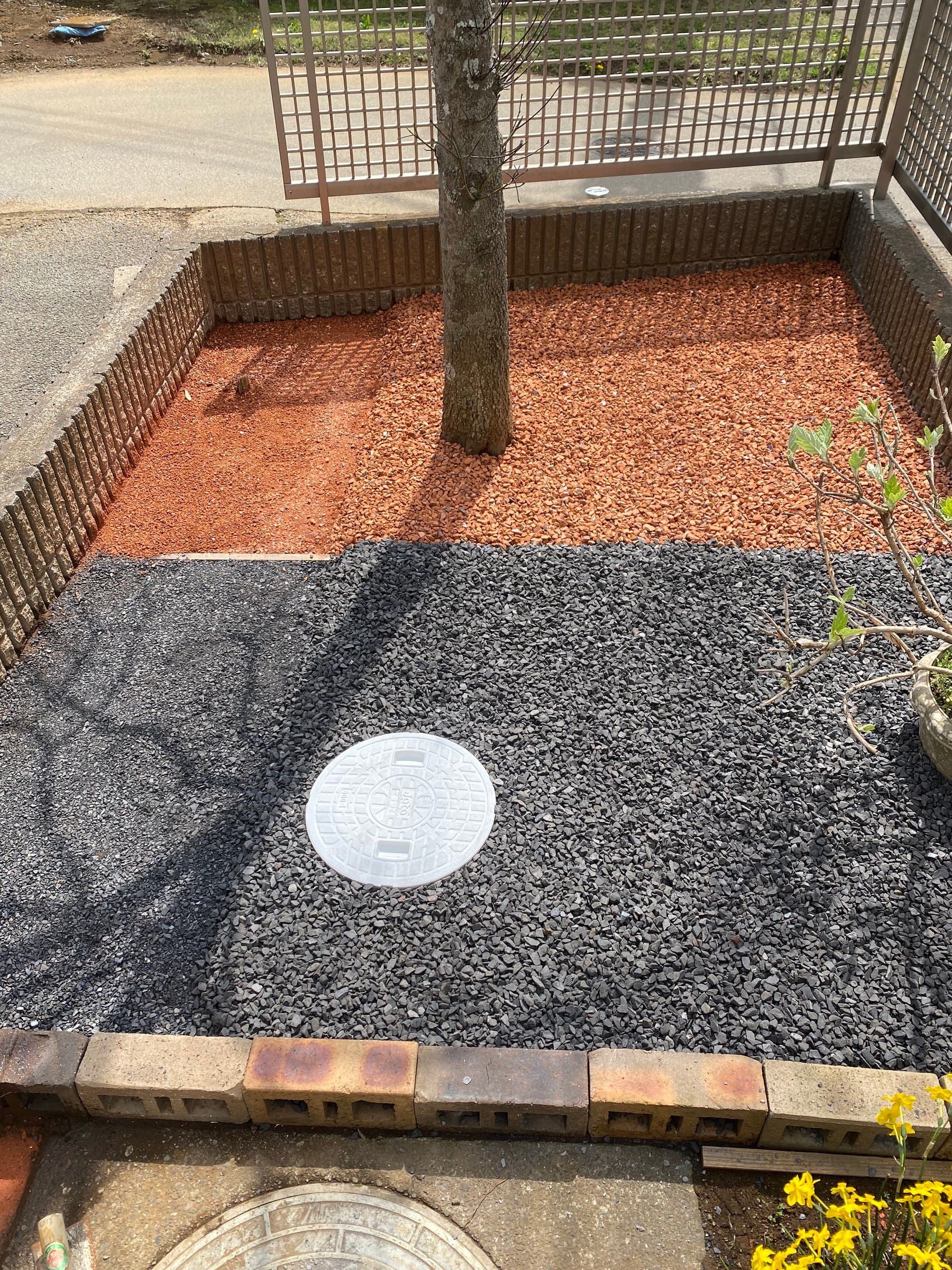 瓦チップの施工例